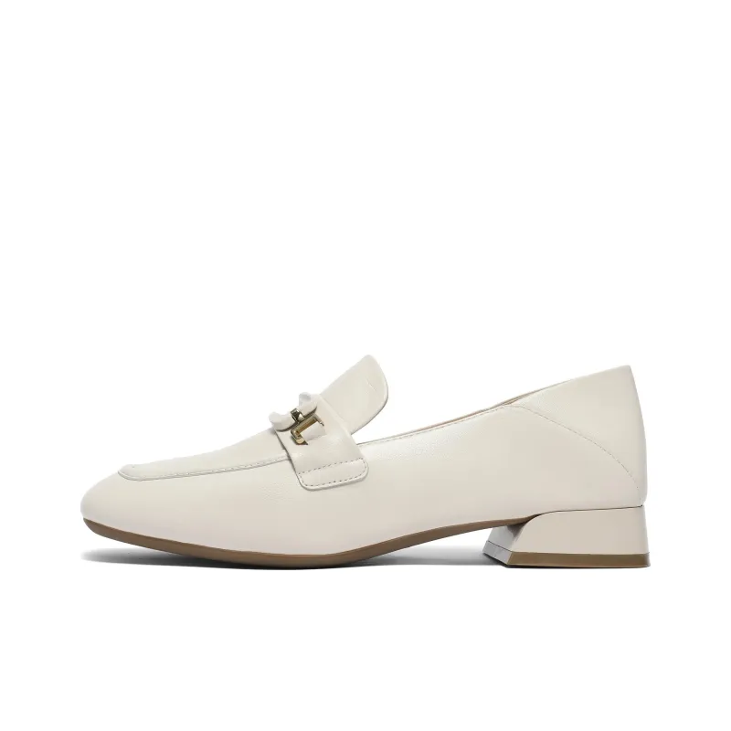 Senda Loafers Women's Beige, Black-5