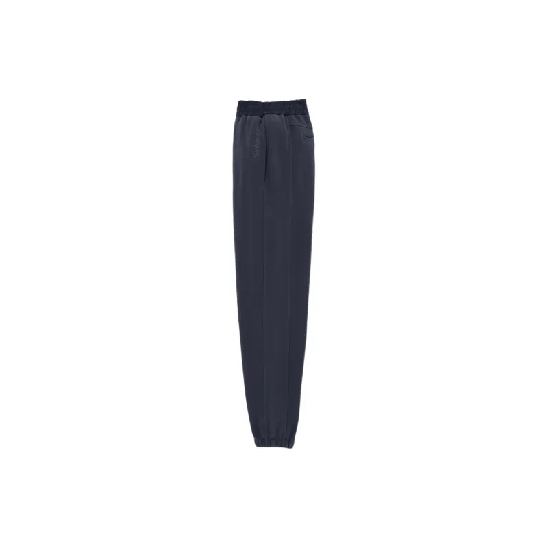SAINT LAURENT Drawstring Straight Leg Trousers-1