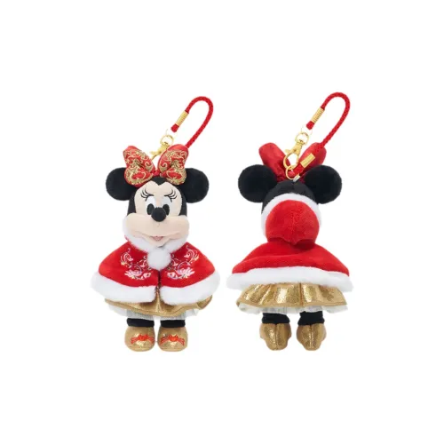 Disney Minnie 2024 New Year Mickey Collection Dolls Plush Pendant 15cm High