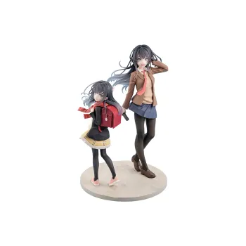 KADOKAWA Mai Sakurajima High School Graduation Version & Red Backpack Girl Scale Figures