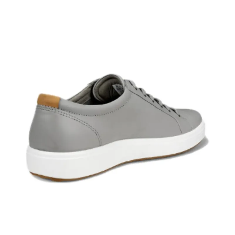 Ecco Soft 7 Low Top Skateboard Shoes Men's Light Gray-2