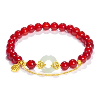 Far Mountain Joe Agate Jade Bracelets Unisex