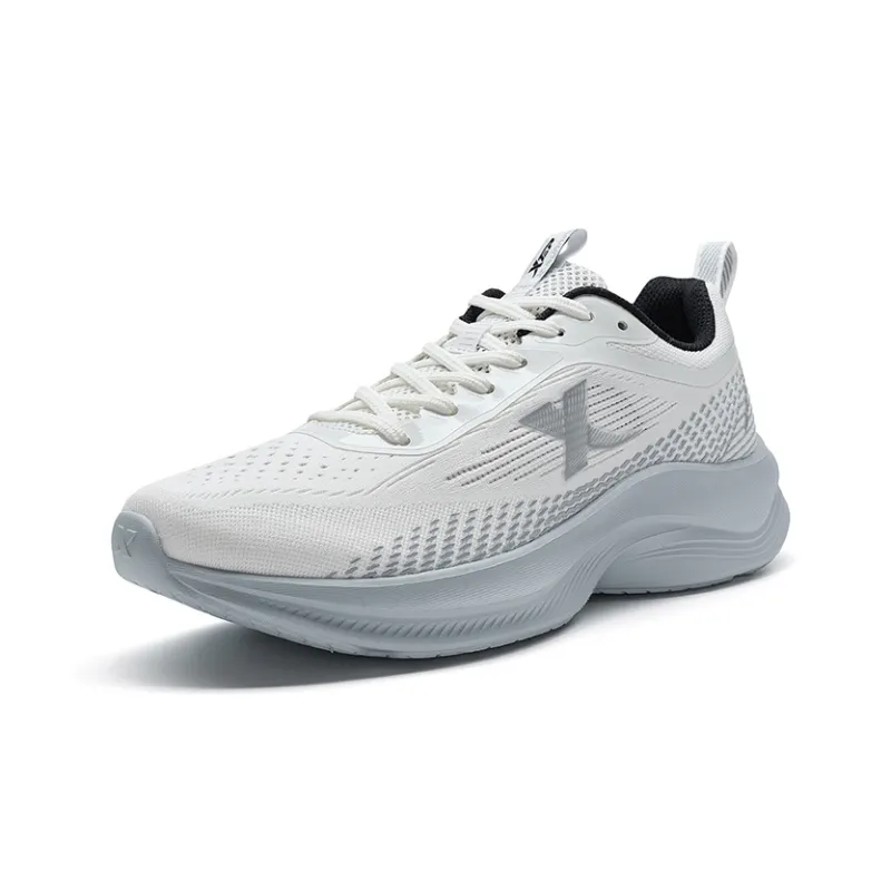 XTEP Feather Running Shoes Men Low Top Sail White/Eco Friendly Gray-2