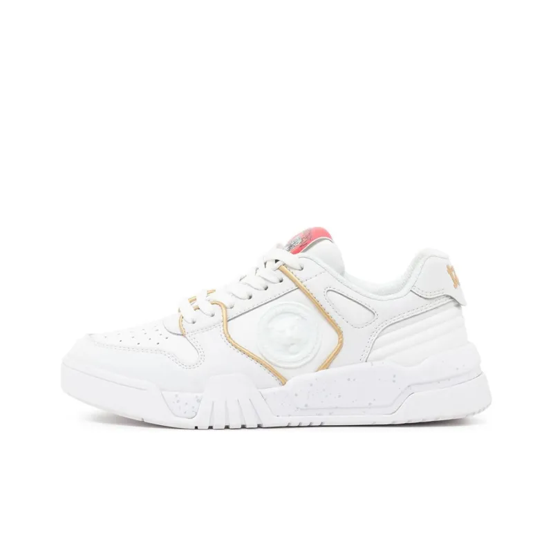 Just Cavalli Tiger Head-motif Leather Sneakers-0