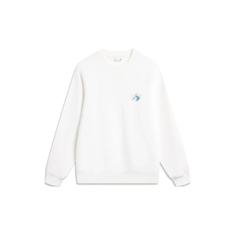 LiNing Sports Trend Series Sweatshirt Men's Standard White-1