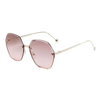 Youyoulan Metal Square Sunglasses Unisex