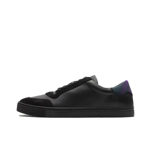 Burberry Round-toe Leather Sneakers