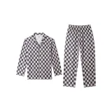 Greige Plaid