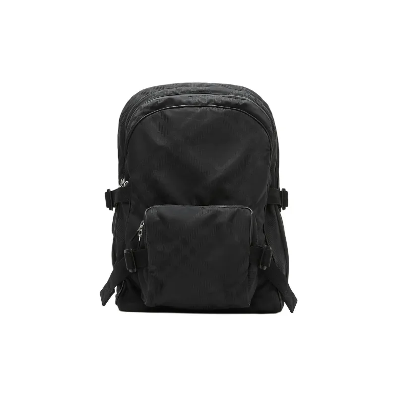 Burberry Polyamide Blended With Polyester Backpack Men's Black-4