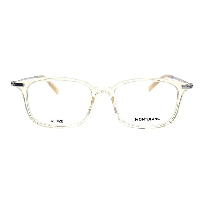 MONTBLANC Plate Frame Rectangular Eyeglass Frames Men's-1