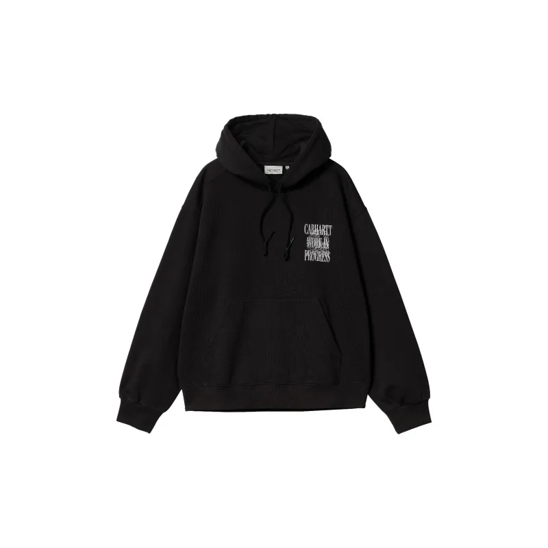 Carhartt WIP SS24 Hooded Always A WIP Sweatshirt Sweatshirt Men's Black-1