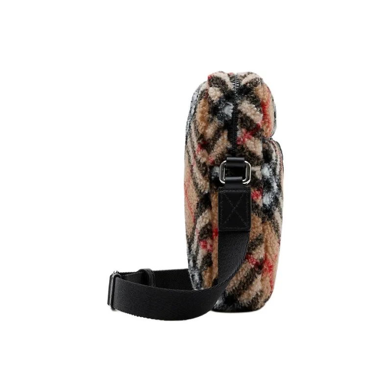 Burberry Polyester Cell Phone Pouch Shoulder Bag Crossbody Bag Kids' Brown & Multicolor-1