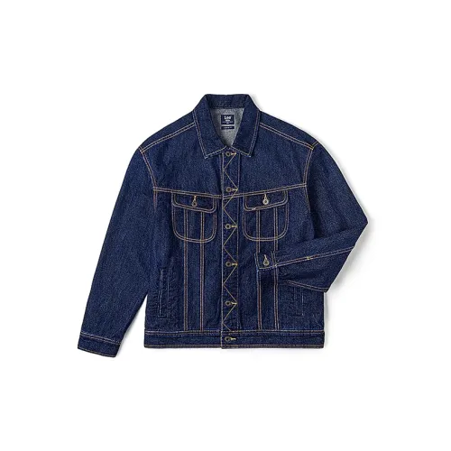 Lee Denim Jackets Men Dark Blue