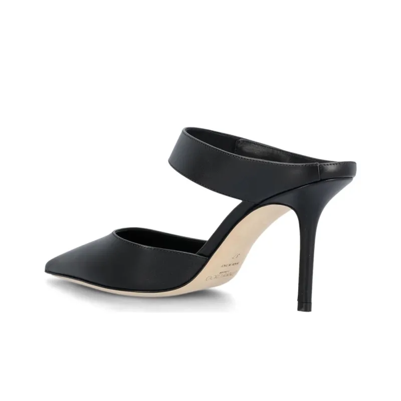 Jimmy Choo Nell 85mm Leather Mules-2