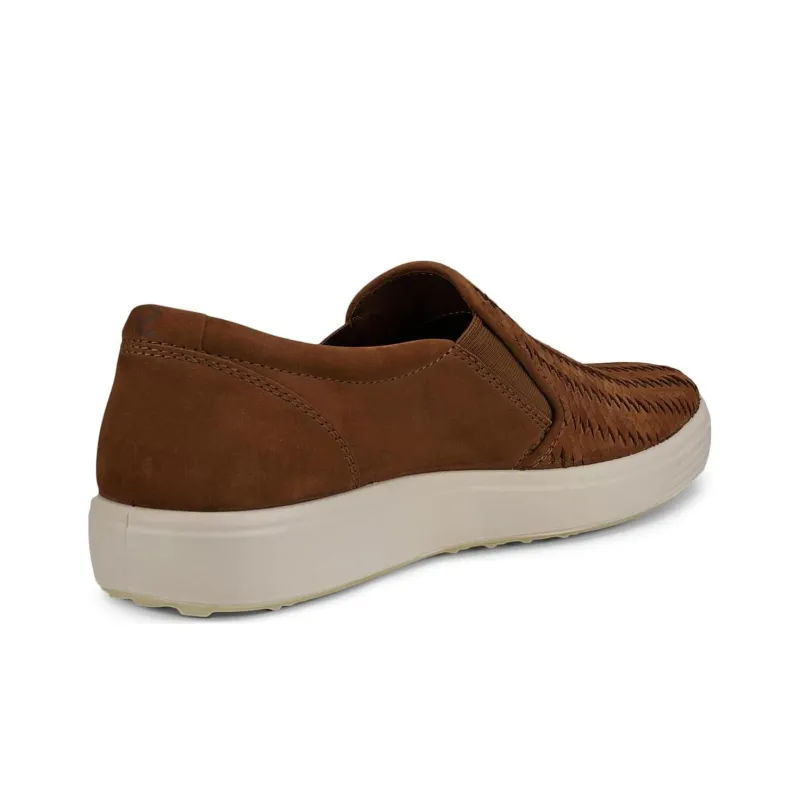 Ecco Soft 7 Low Top Casual Shoes Men's Brown-2