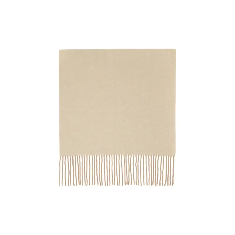 GANNI Knit Scarves Women's Beige-0