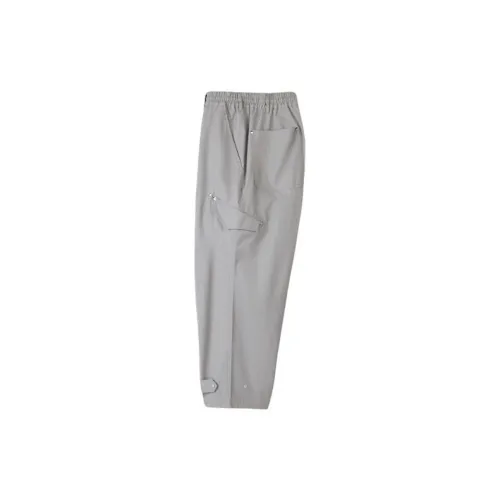 Y-3 Logo-print Canvas Tapered Trousers