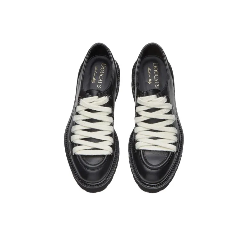 DOUCAL'S Leather Lace up Shoes Women's-3