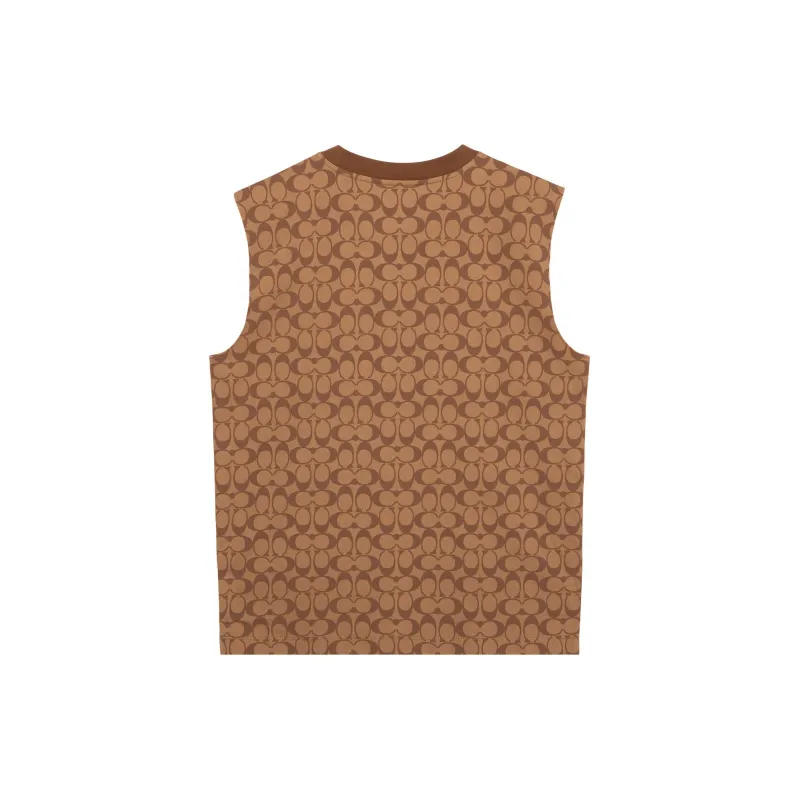 COACH SS23 Tank Tops Men's Brown-1