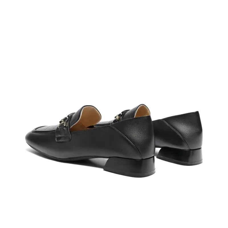 Senda Loafers Women's Beige, Black-2