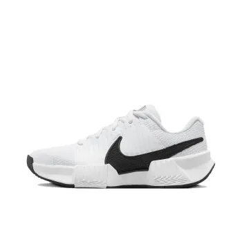 Nike GP Challenge Pro Abrasion Resistant Low Top Tennis Shoes Women's White Black