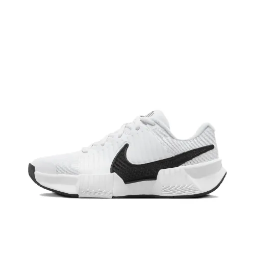 Nike GP Challenge Pro Abrasion Resistant Low Top Tennis Shoes Women's White Black