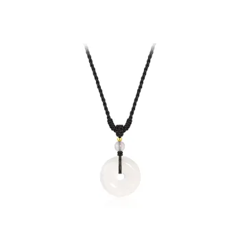 Teddy Bear Collection Chalcedony Jade Necklaces Unisex