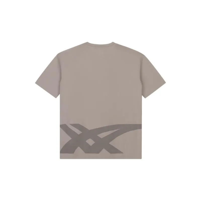 Asics T Shirts Unisex Gray-1