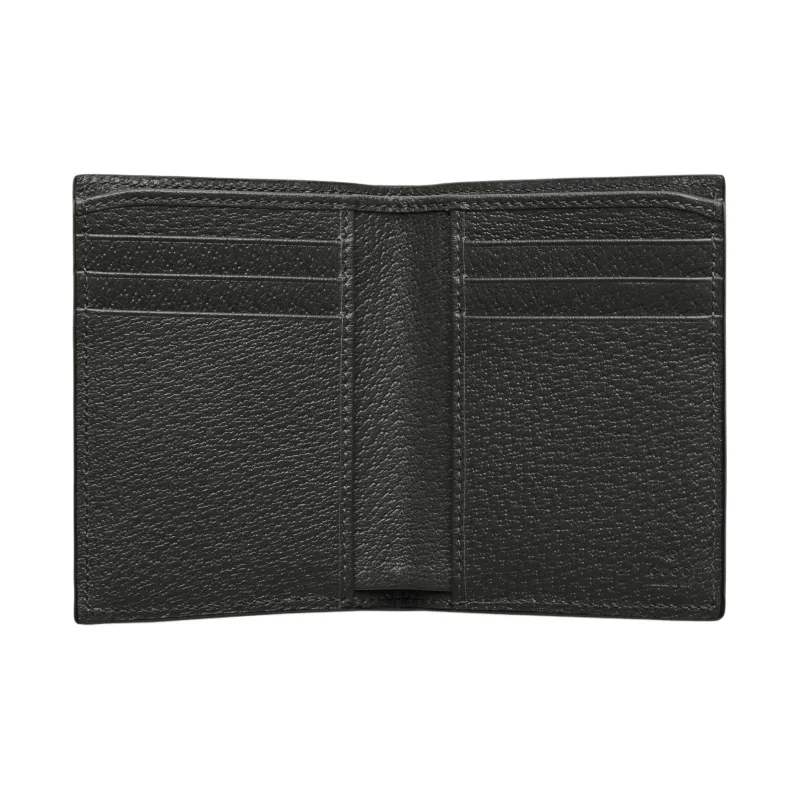 GUCCI Ophidia Supreme Canvas With Leather Wallet Men's Gray & Black-4