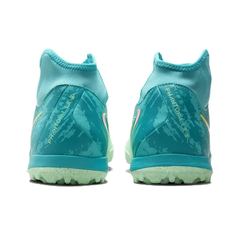 Nike Phantom Luna 2 IC/IN Cushioning, Slip Resistant, And Abrasion Resistant Soccer Shoes Unisex Blue-3