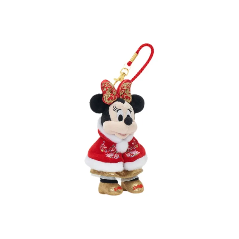 Disney Minnie 2024 New Year Mickey Collection Dolls Plush Pendant 15cm Height-1