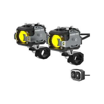 FUTURE EYES Electric Vehicle Auxiliary Road Lighting Far And Near Light Cutting Flash Lens F150