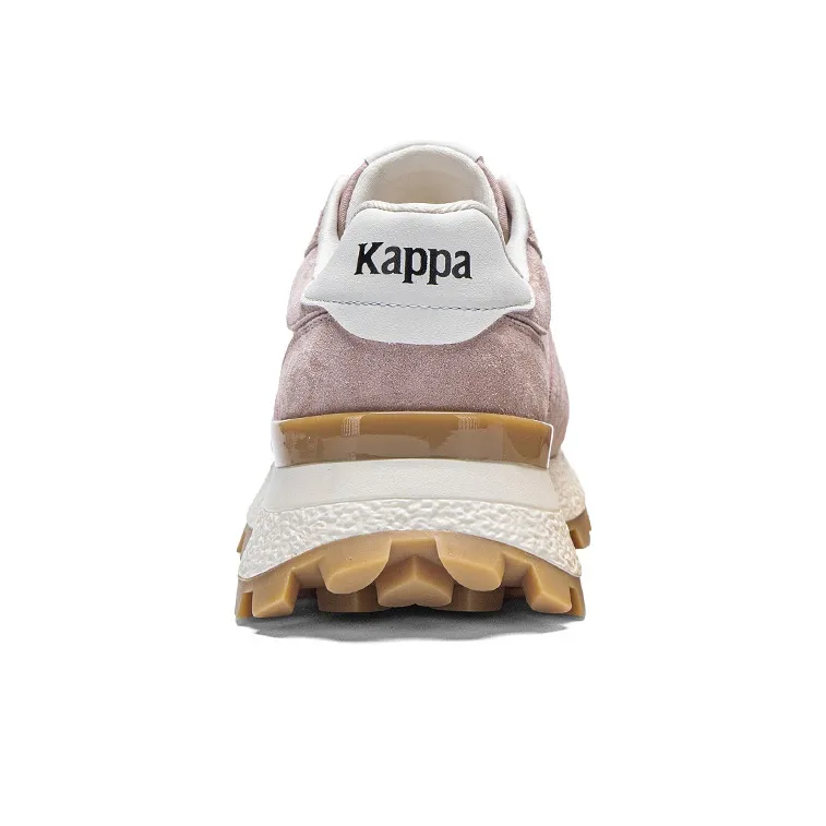 Kappa Anti Slip Wear Resistant Low Top Running Shoes Women's Milk Tea Pink-4