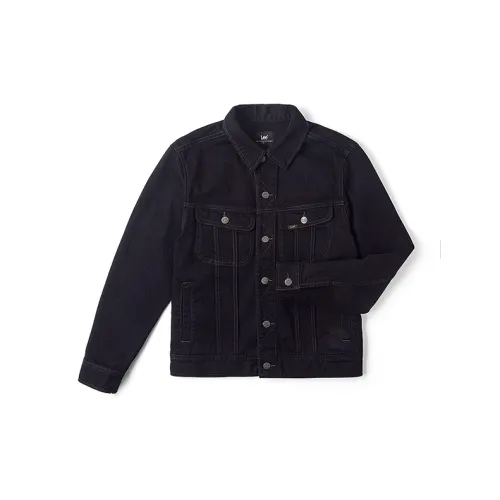 Lee Denim Jackets Men Black