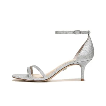 SAM EDELMAN One Strap Sandals 6cm Women's Silver