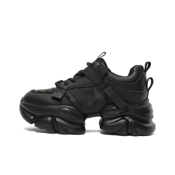 Senda Chunky Sneakers Women's Low Top Black/Gray