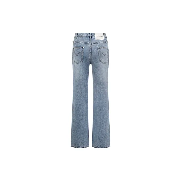 Feng Chen Wang Twist-detail Flared Jeans-1