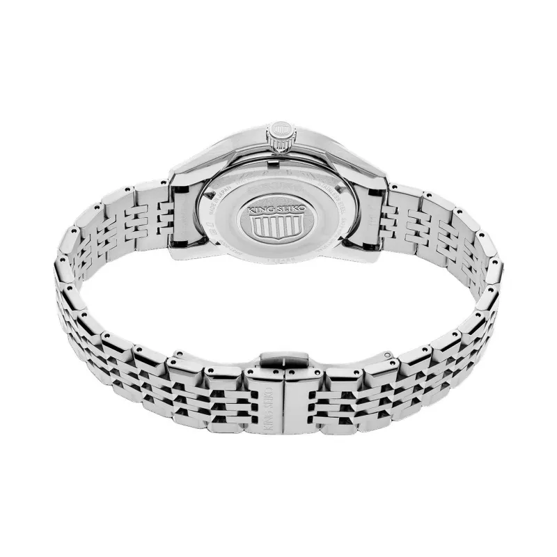 SEIKO Automatic Mechanical Movement Metal Strap Watch Men's Watches Silver Dial-1