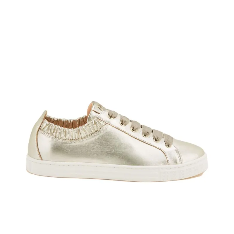 AGL Low-Top Skateboard Shoes Women's Gold-1