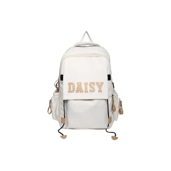 GEERDUN Nylon Backpack Unisex Black/Red/White/Blue