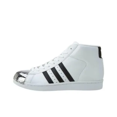 Adidas Promodel Metal Toe White Black-Gold Metallic Women's