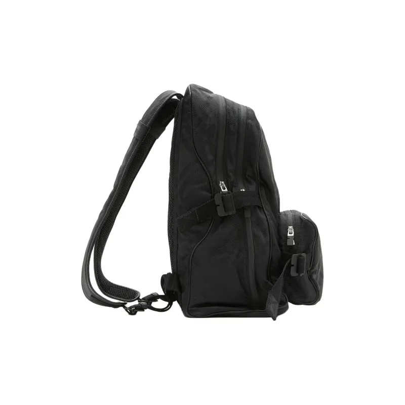 Burberry Polyamide Blended With Polyester Backpack Men's Black-5