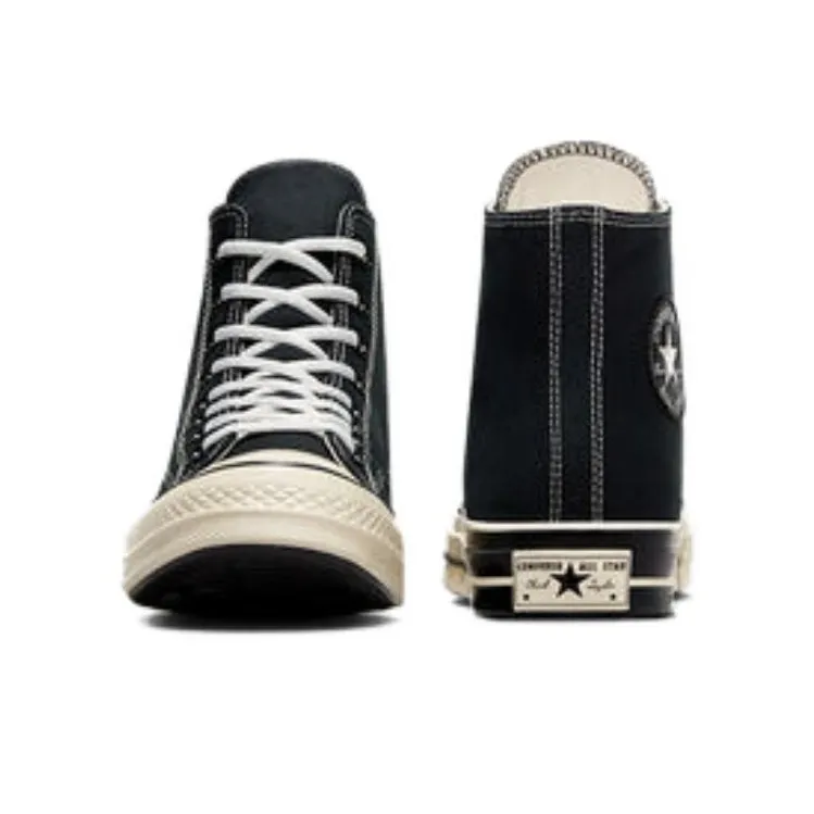 Converse Chuck Taylor All Star Abrasion Resistant Breathable Mid Top Canvas Shoes Unisex Black-5