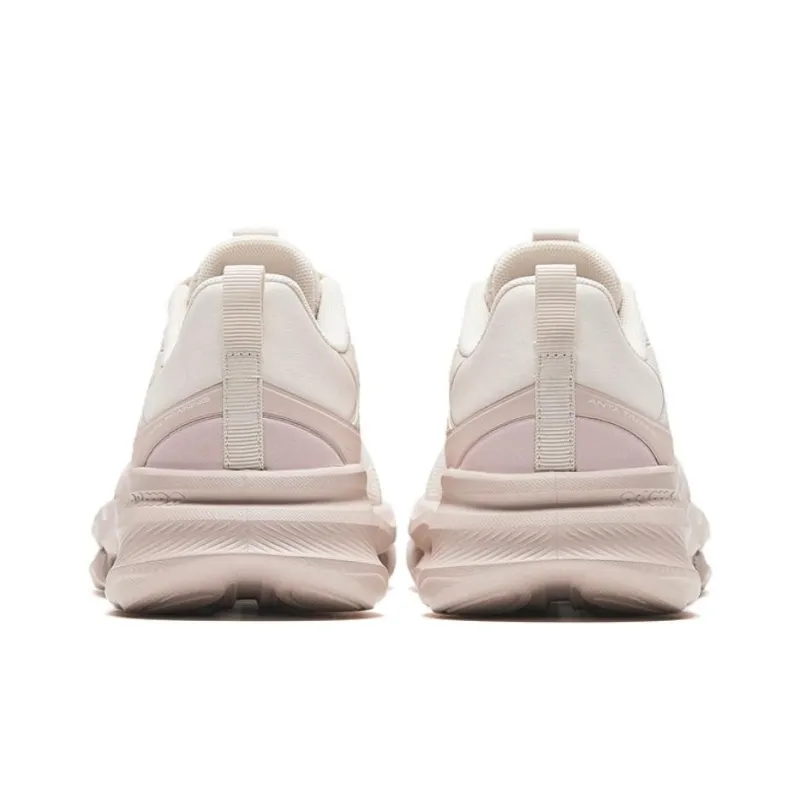 Anta Cushioning Breathable Low Top Training Shoes Women's Greige-2