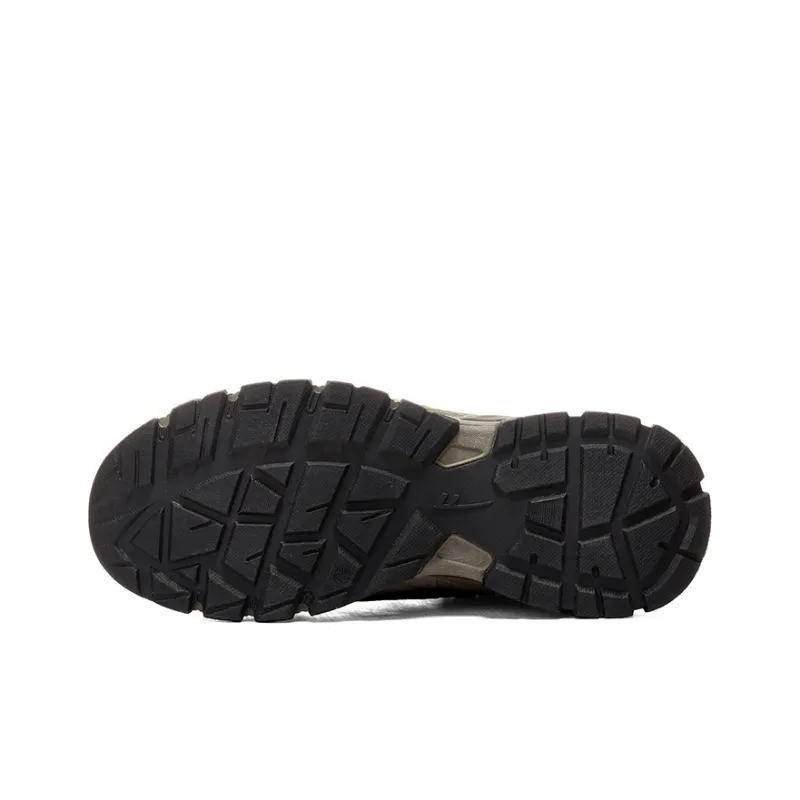 Warrior Anti Slip Wear Resistant Breathable Impact Resistant Lightweight Low Top Outdoor Shoes Men's Brown-3
