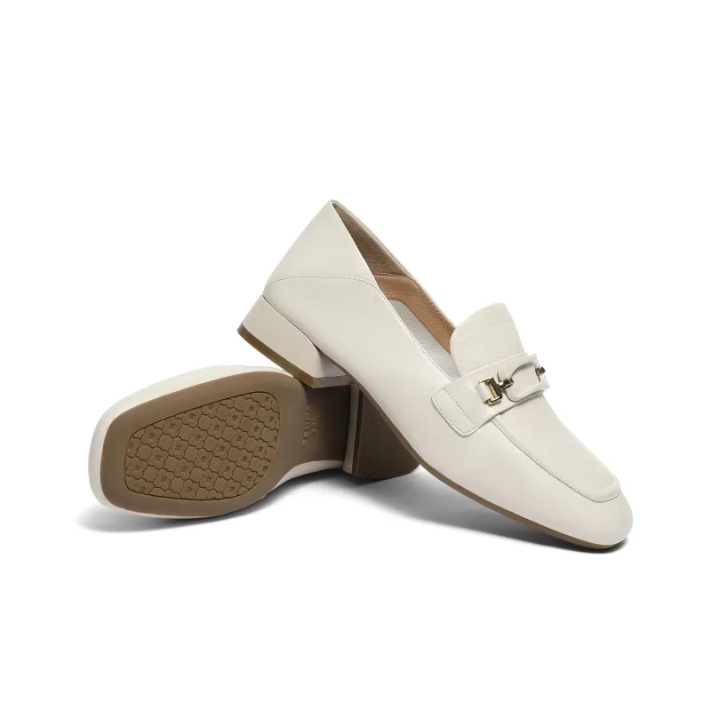 Senda Loafers Women's Beige, Black-9