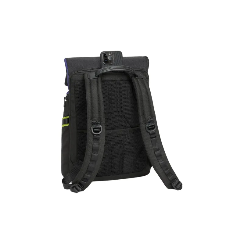 TUMI Leather Backpack Unisex Blue-4