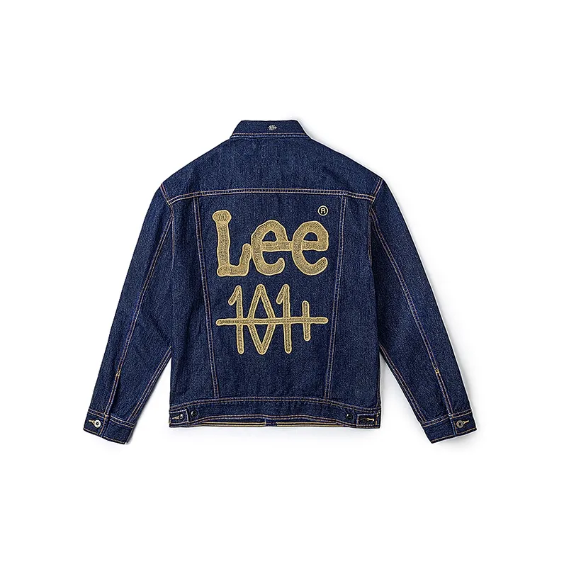 Lee Denim Jackets Men Dark Blue-1