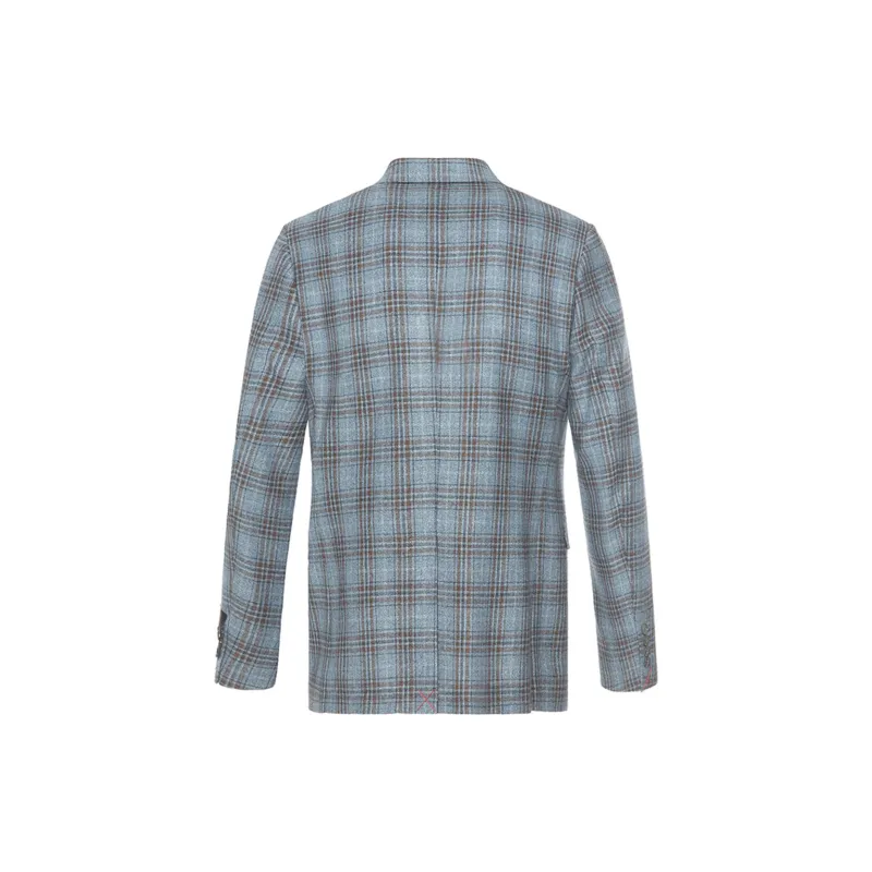 LIU·JO UOMO Business Suit Men's Blue Plaid-1