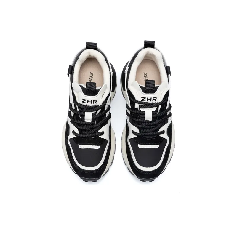 ZHR Slip Resistant Waterproof Thermal Mid Top Casual Shoes Women's-10